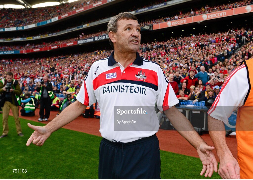 8 September 2013; Cork manager Jimmy Barry Murphy. GAA Hurling All-Ireland Senior Championship Final, Cork v Clare, Croke Park, Dublin. Photo by Sportsfile