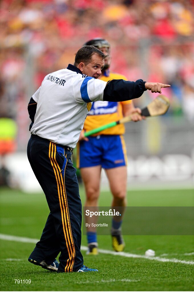 8 September 2013; Clare manager Davy Fitzgerald. GAA Hurling All-Ireland Senior Championship Final, Cork v Clare, Croke Park, Dublin. Photo by Sportsfile