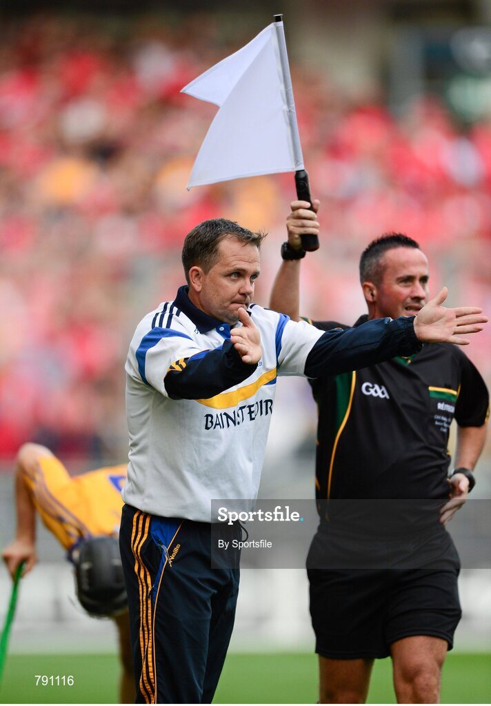 8 September 2013; Clare manager Davy Fitzgerald. GAA Hurling All-Ireland Senior Championship Final, Cork v Clare, Croke Park, Dublin. Photo by Sportsfile