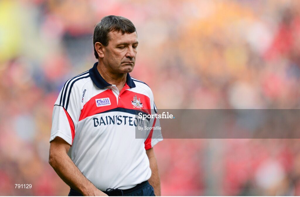 8 September 2013; Cork manager Jimmy Barry Murphy. GAA Hurling All-Ireland Senior Championship Final, Cork v Clare, Croke Park, Dublin. Photo by Sportsfile