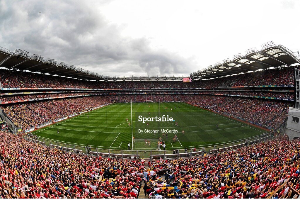 8 September 2013; A general view of Croke Park during the game. GAA Hurling All-Ireland Senior Championship Final, Cork v Clare, Croke Park, Dublin. Picture credit: Stephen McCarthy / SPORTSFILE