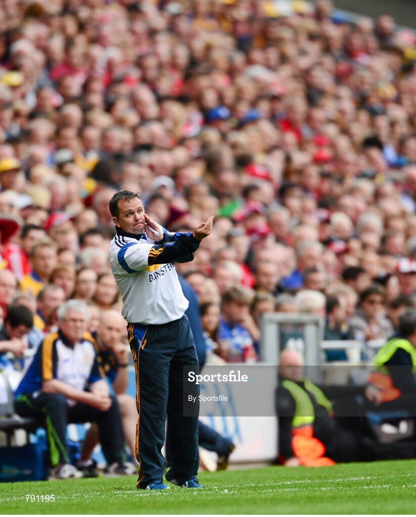 8 September 2013; Clare manager Davy Fitzgerald. GAA Hurling All-Ireland Senior Championship Final, Cork v Clare, Croke Park, Dublin. Photo by Sportsfile