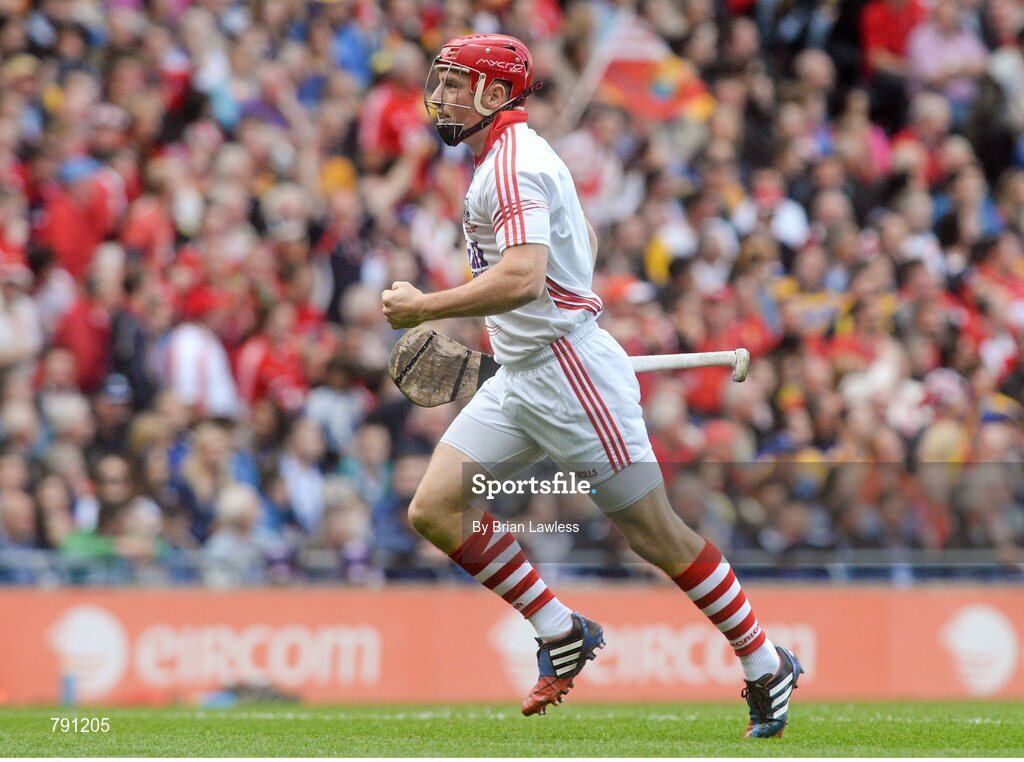 8 September 2013; Cork goalkeeper Anthony Nash celebrates scoring his side's second goal. GAA Hurling All-Ireland Senior Championship Final, Cork v Clare, Croke Park, Dublin. Picture credit: Brian Lawless / SPORTSFILE