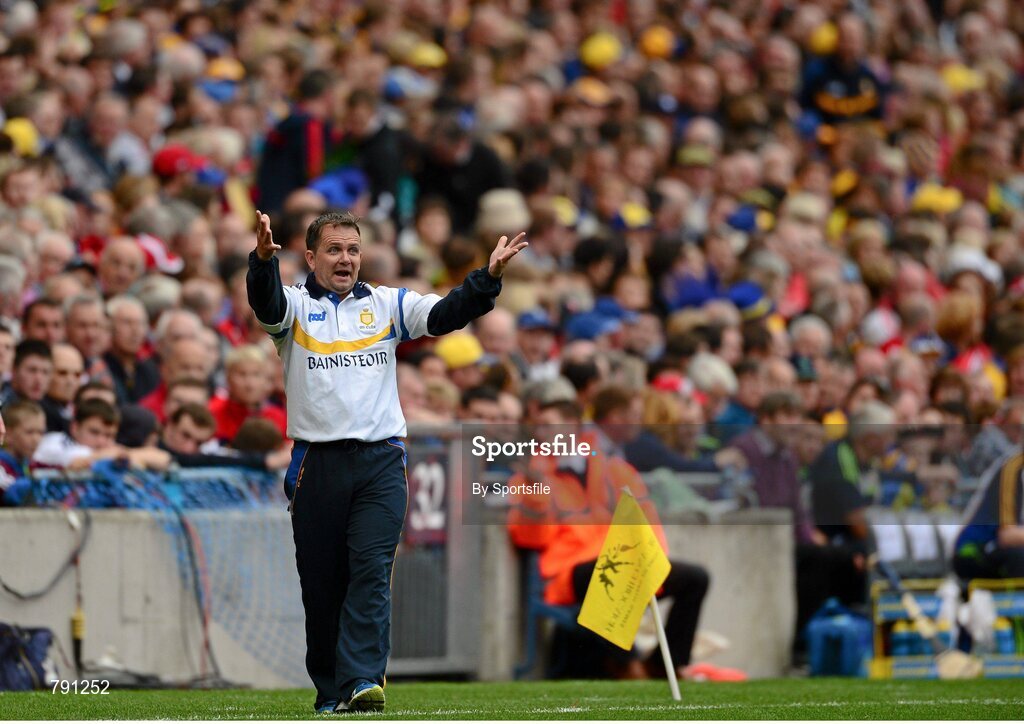 8 September 2013; Clare manager Davy Fitzgerald. GAA Hurling All-Ireland Senior Championship Final, Cork v Clare, Croke Park, Dublin. Photo by Sportsfile