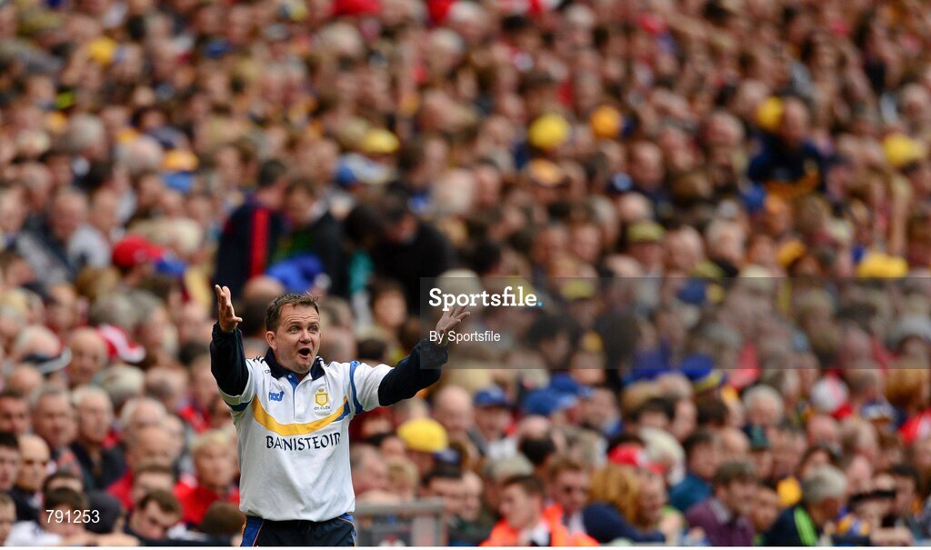 8 September 2013; Clare manager Davy Fitzgerald. GAA Hurling All-Ireland Senior Championship Final, Cork v Clare, Croke Park, Dublin. Photo by Sportsfile