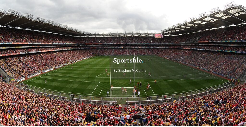 8 September 2013; A general view of Croke Park during the game. GAA Hurling All-Ireland Senior Championship Final, Cork v Clare, Croke Park, Dublin. Picture credit: Stephen McCarthy / SPORTSFILE