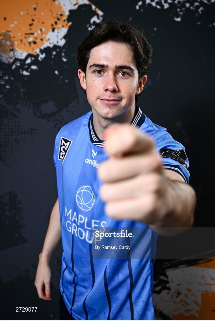 9 February 2024; Adam Verdon poses for a portrait during a UCD FC squad portraits session at UCD Bowl in Dublin. Photo by Ramsey Cardy/Sportsfile