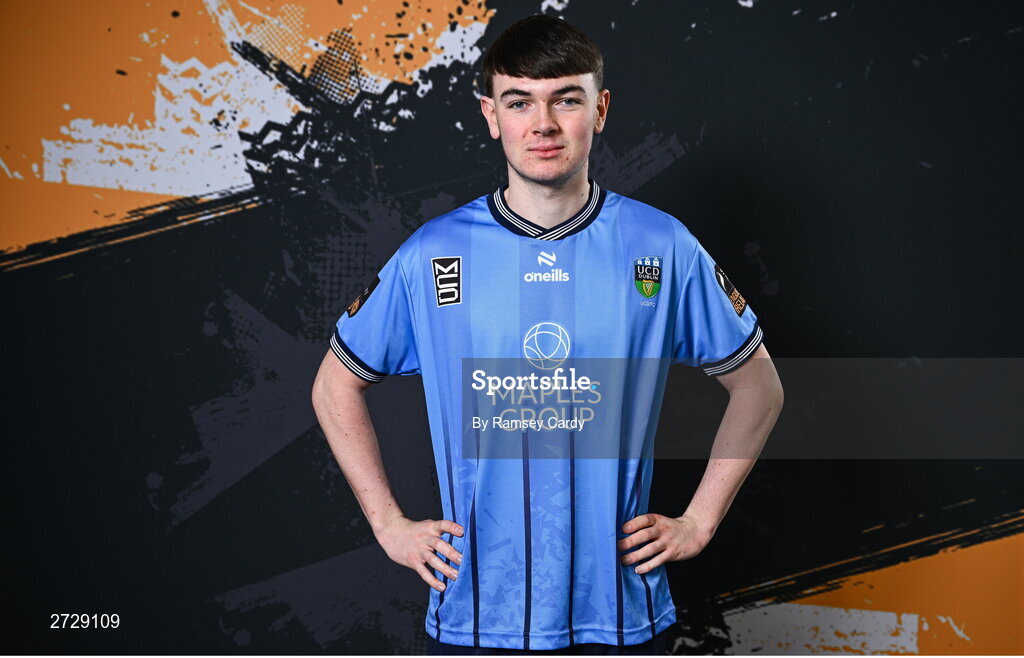 9 February 2024; Colin Bolton poses for a portrait during a UCD FC squad portraits session at UCD Bowl in Dublin. Photo by Ramsey Cardy/Sportsfile