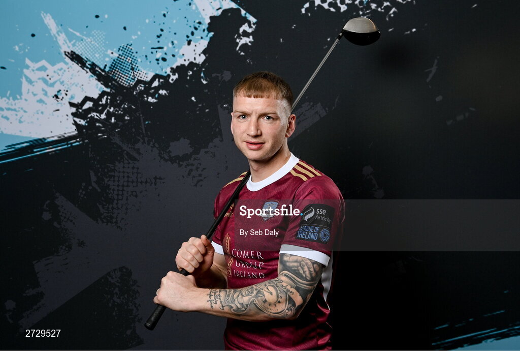 9 February 2024; Stephen Walsh during a Galway United FC squad portraits session at The Galmont Hotel in Galway. Photo by Seb Daly/Sportsfile