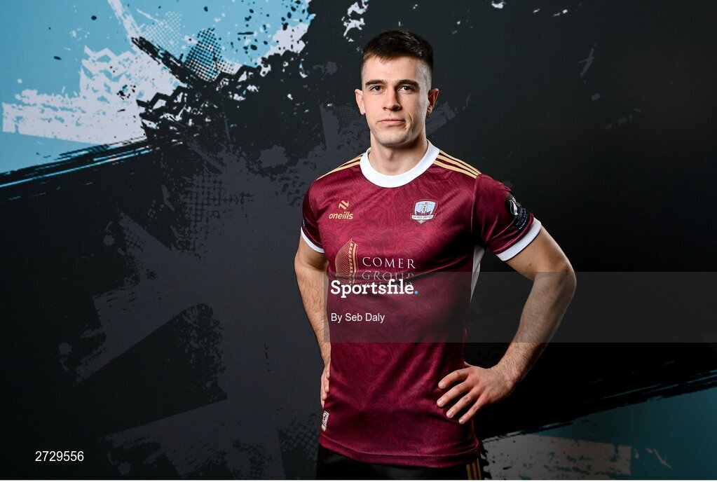 9 February 2024; Maurice Nugent during a Galway United FC squad portraits session at The Galmont Hotel in Galway. Photo by Seb Daly/Sportsfile