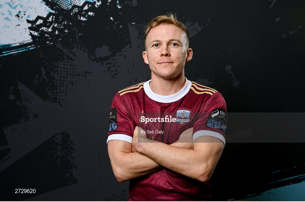 9 February 2024; Conor McCormack during a Galway United FC squad portraits session at The Galmont Hotel in Galway. Photo by Seb Daly/Sportsfile