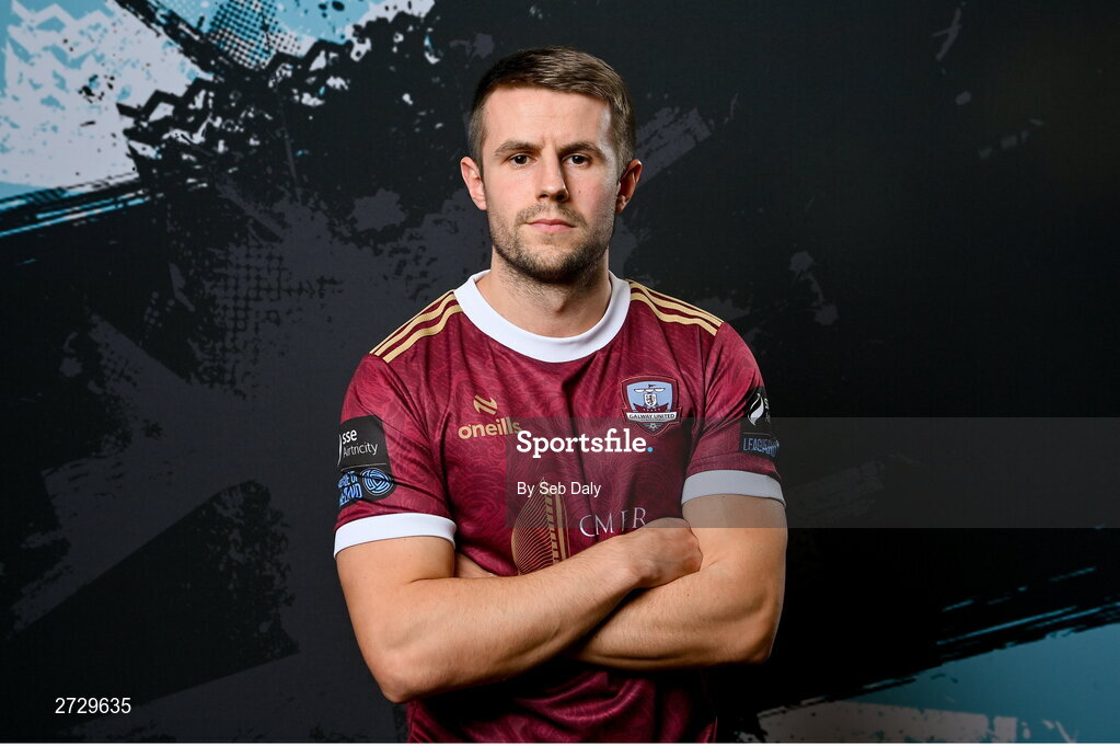 9 February 2024; Regan Donelon during a Galway United FC squad portraits session at The Galmont Hotel in Galway. Photo by Seb Daly/Sportsfile