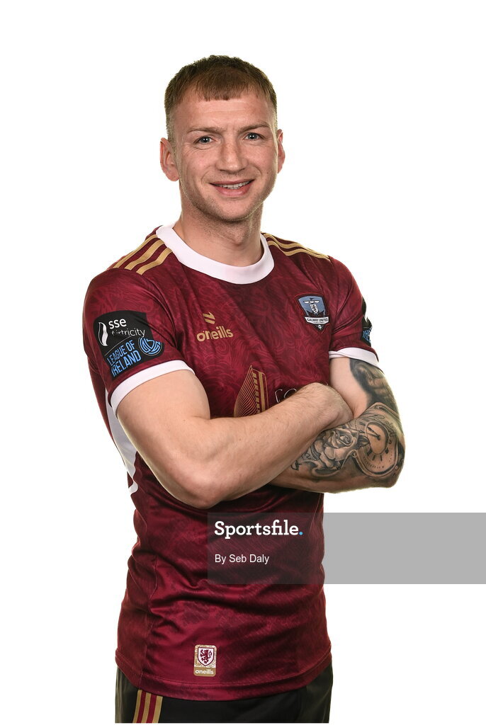 9 February 2024; Stephen Walsh during a Galway United FC squad portraits session at The Galmont Hotel in Galway. Photo by Seb Daly/Sportsfile