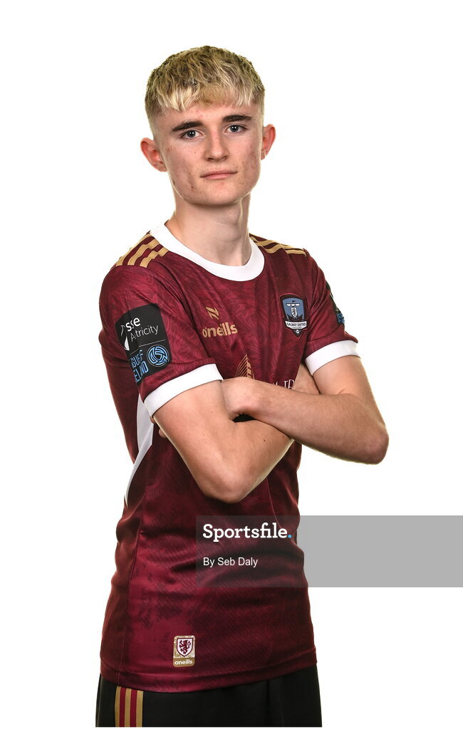 9 February 2024; Kyle Fitzgerald during a Galway United FC squad portraits session at The Galmont Hotel in Galway. Photo by Seb Daly/Sportsfile