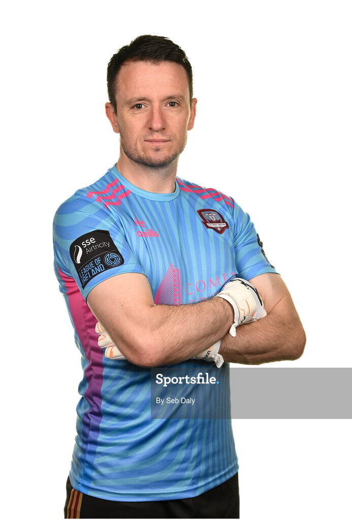 9 February 2024; Brendan Clarke during a Galway United FC squad portraits session at The Galmont Hotel in Galway. Photo by Seb Daly/Sportsfile