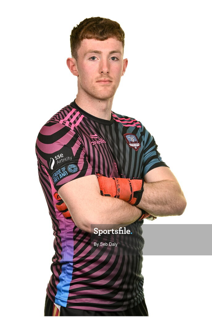 9 February 2024; Arron Curtis during a Galway United FC squad portraits session at The Galmont Hotel in Galway. Photo by Seb Daly/Sportsfile