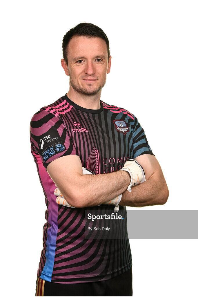 9 February 2024; Brendan Clarke during a Galway United FC squad portraits session at The Galmont Hotel in Galway. Photo by Seb Daly/Sportsfile