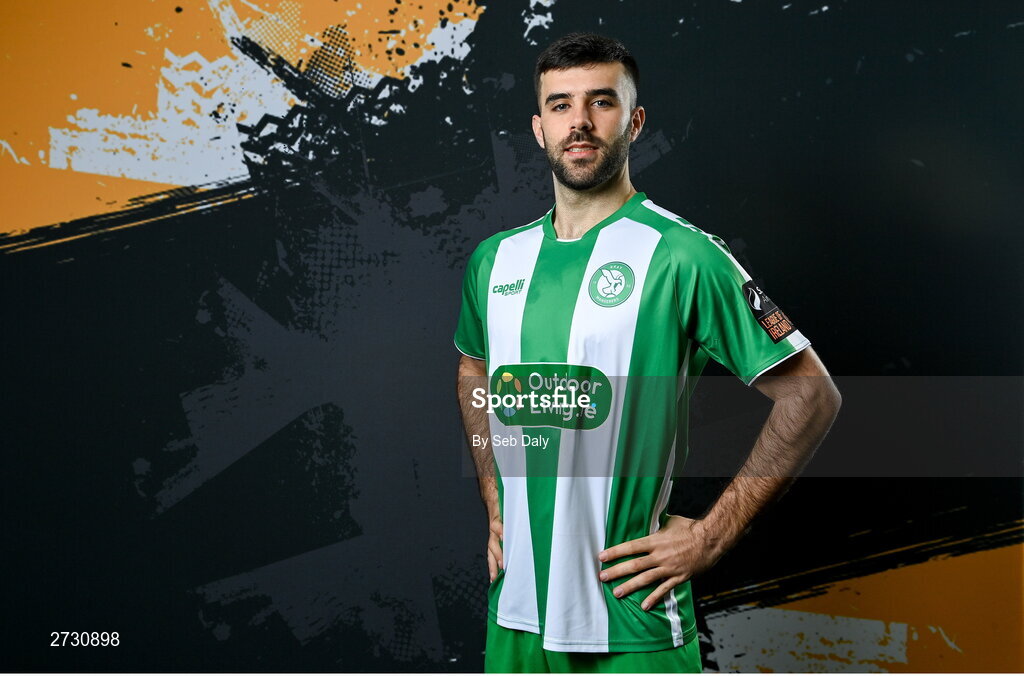 10 February 2024; Guillermo Almirall during a Bray Wanderers FC squad portraits session at the Carlisle Grounds in Bray, Wicklow. Photo by Seb Daly/Sportsfile
