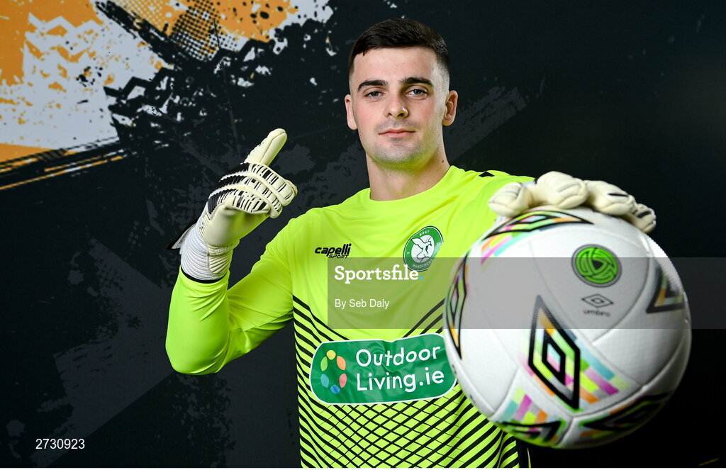 10 February 2024; Jimmy Corcoran during a Bray Wanderers FC squad portraits session at the Carlisle Grounds in Bray, Wicklow. Photo by Seb Daly/Sportsfile