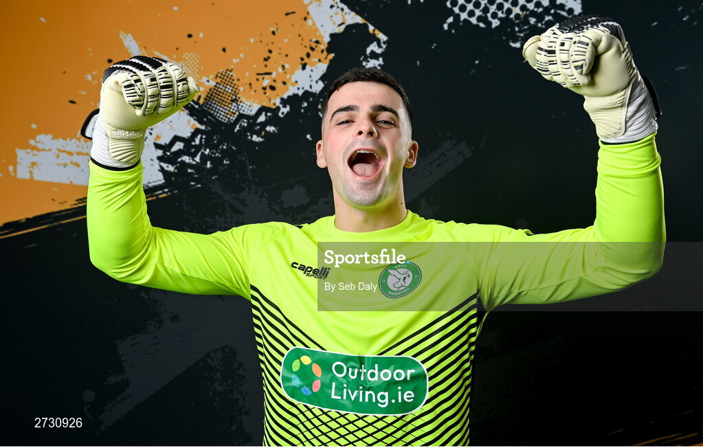 10 February 2024; Jimmy Corcoran during a Bray Wanderers FC squad portraits session at the Carlisle Grounds in Bray, Wicklow. Photo by Seb Daly/Sportsfile