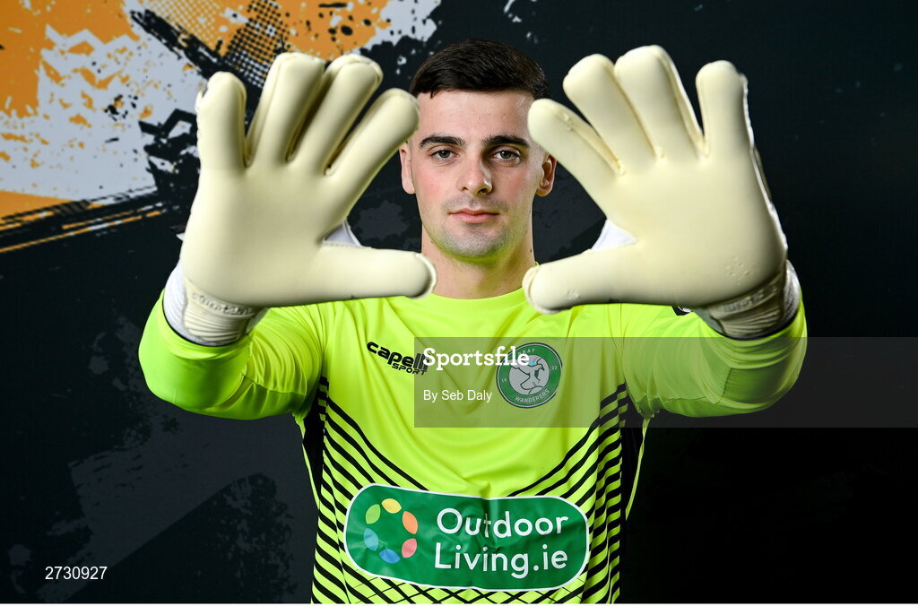 10 February 2024; Jimmy Corcoran during a Bray Wanderers FC squad portraits session at the Carlisle Grounds in Bray, Wicklow. Photo by Seb Daly/Sportsfile