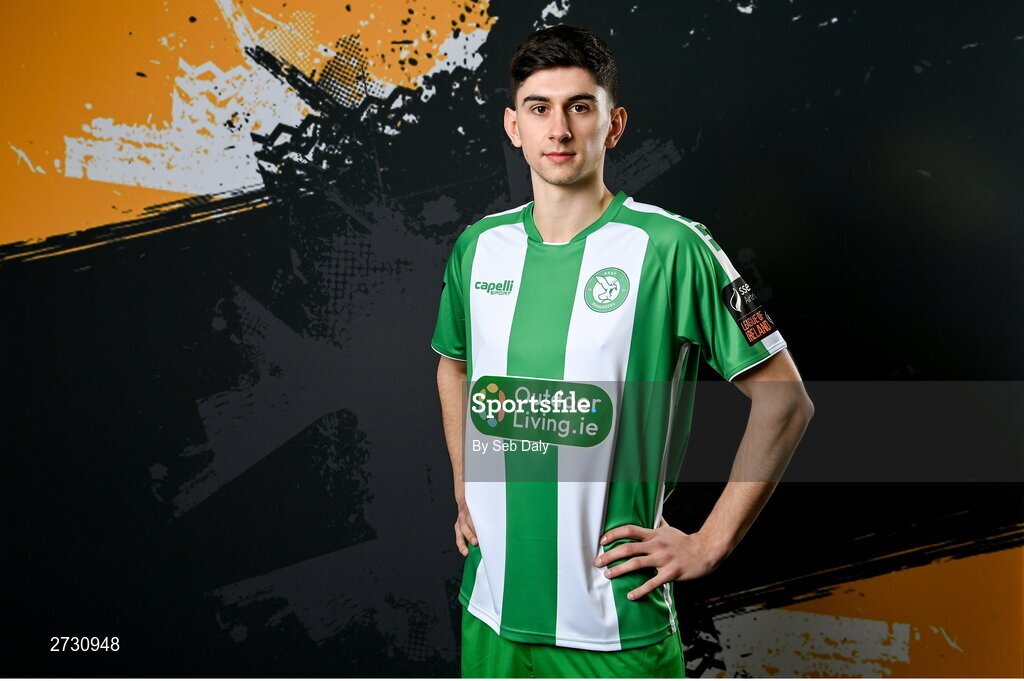 10 February 2024; Harry Groome during a Bray Wanderers FC squad portraits session at the Carlisle Grounds in Bray, Wicklow. Photo by Seb Daly/Sportsfile