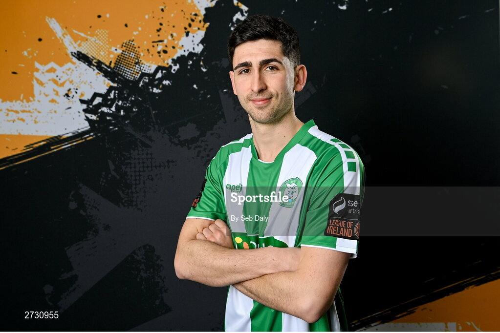 10 February 2024; Paul Murphy during a Bray Wanderers FC squad portraits session at the Carlisle Grounds in Bray, Wicklow. Photo by Seb Daly/Sportsfile