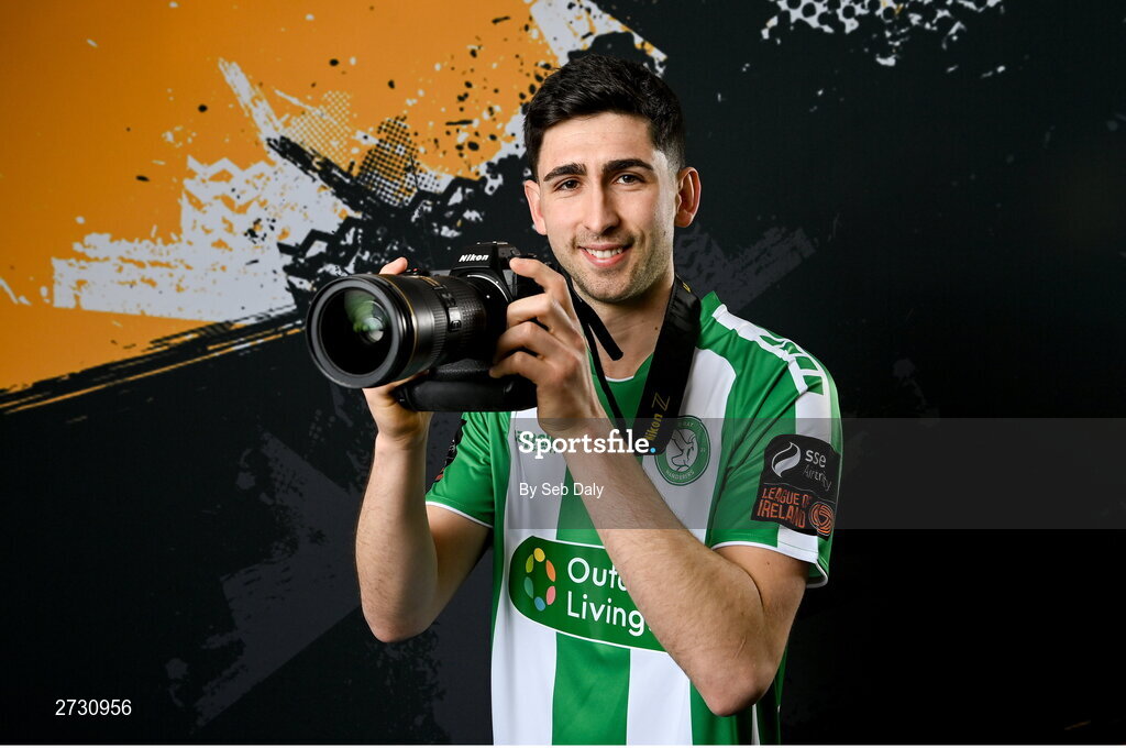 10 February 2024; Paul Murphy during a Bray Wanderers FC squad portraits session at the Carlisle Grounds in Bray, Wicklow. Photo by Seb Daly/Sportsfile