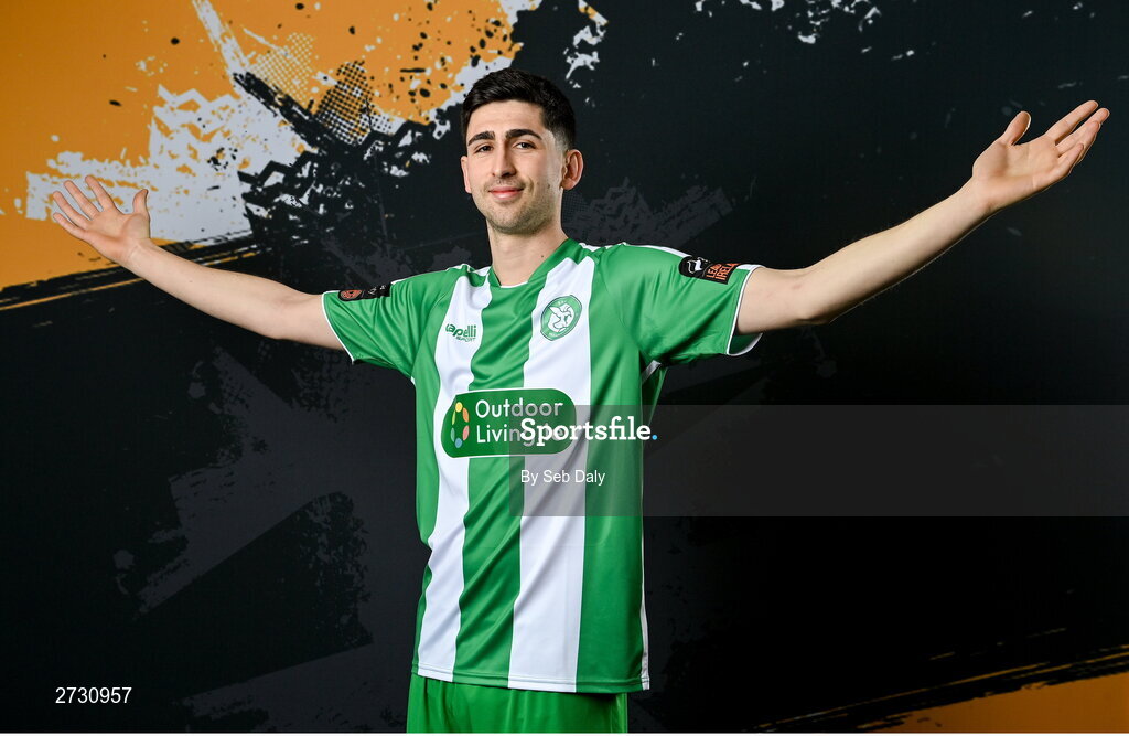 10 February 2024; Paul Murphy during a Bray Wanderers FC squad portraits session at the Carlisle Grounds in Bray, Wicklow. Photo by Seb Daly/Sportsfile