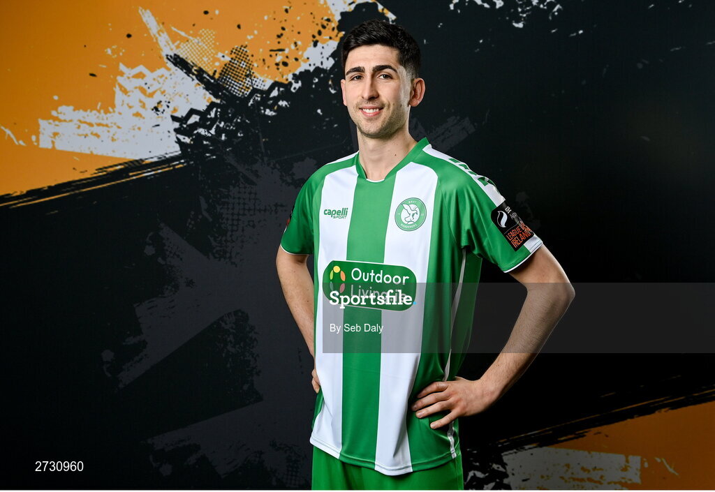 10 February 2024; Paul Murphy during a Bray Wanderers FC squad portraits session at the Carlisle Grounds in Bray, Wicklow. Photo by Seb Daly/Sportsfile