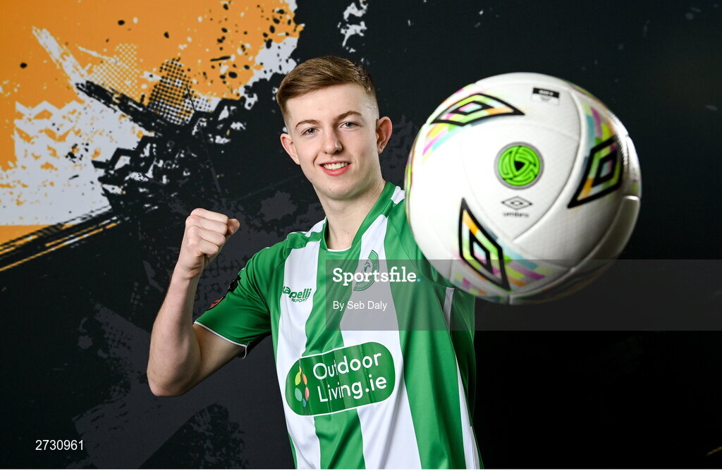 10 February 2024; Zach Nolan during a Bray Wanderers FC squad portraits session at the Carlisle Grounds in Bray, Wicklow. Photo by Seb Daly/Sportsfile