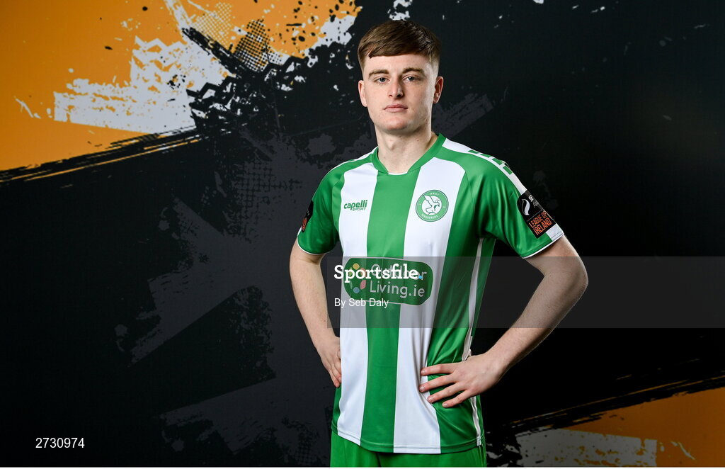 10 February 2024; Jamie Duggan during a Bray Wanderers FC squad portraits session at the Carlisle Grounds in Bray, Wicklow. Photo by Seb Daly/Sportsfile