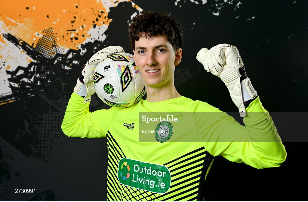 10 February 2024; Ben Clark during a Bray Wanderers FC squad portraits session at the Carlisle Grounds in Bray, Wicklow. Photo by Seb Daly/Sportsfile