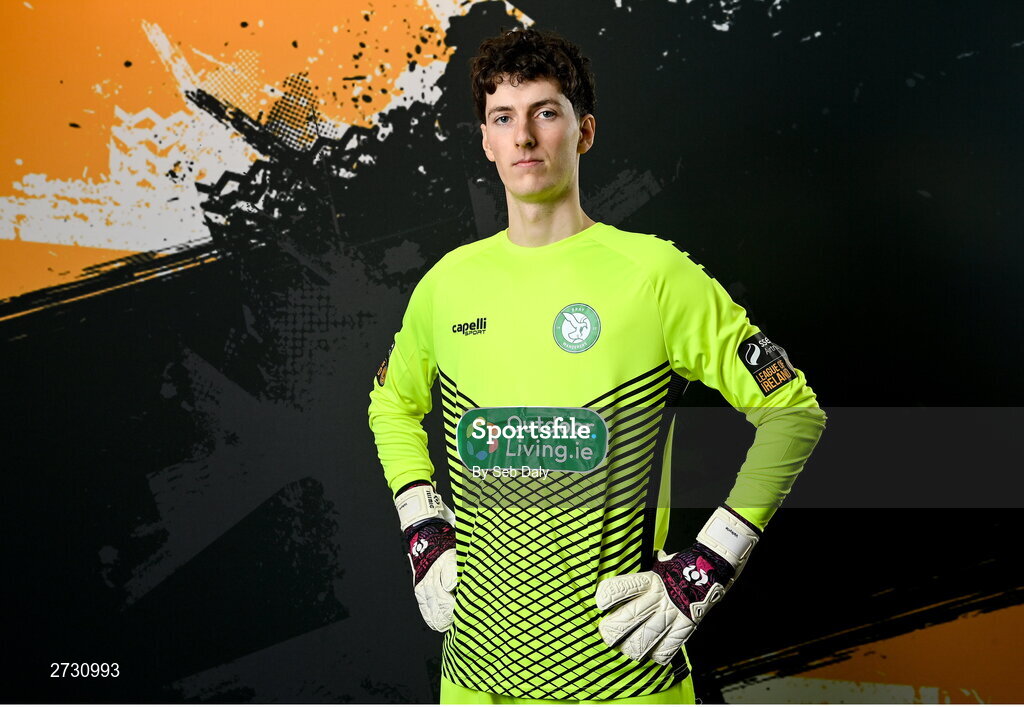 10 February 2024; Ben Clark during a Bray Wanderers FC squad portraits session at the Carlisle Grounds in Bray, Wicklow. Photo by Seb Daly/Sportsfile