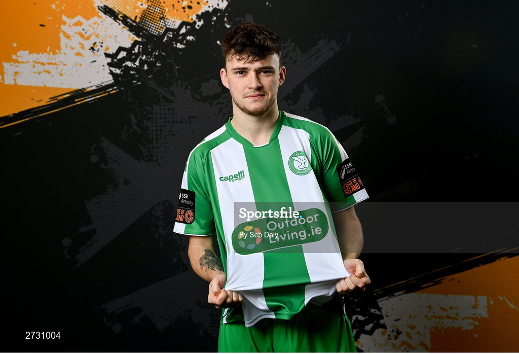 10 February 2024; Conor Knight during a Bray Wanderers FC squad portraits session at the Carlisle Grounds in Bray, Wicklow. Photo by Seb Daly/Sportsfile