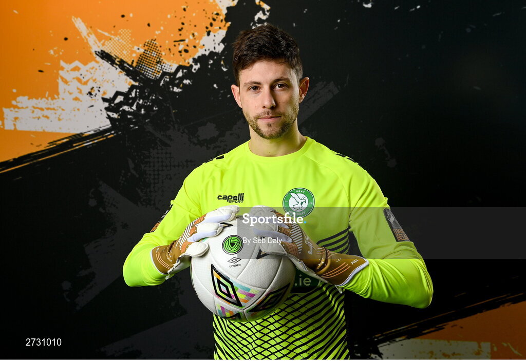 10 February 2024; Stephen McGuinness during a Bray Wanderers FC squad portraits session at the Carlisle Grounds in Bray, Wicklow. Photo by Seb Daly/Sportsfile