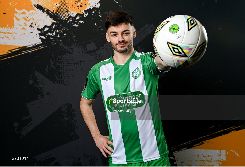 10 February 2024; Shane Griffin during a Bray Wanderers FC squad portraits session at the Carlisle Grounds in Bray, Wicklow. Photo by Seb Daly/Sportsfile