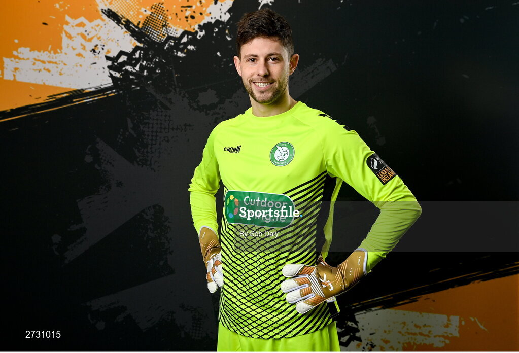 10 February 2024; Stephen McGuinness during a Bray Wanderers FC squad portraits session at the Carlisle Grounds in Bray, Wicklow. Photo by Seb Daly/Sportsfile