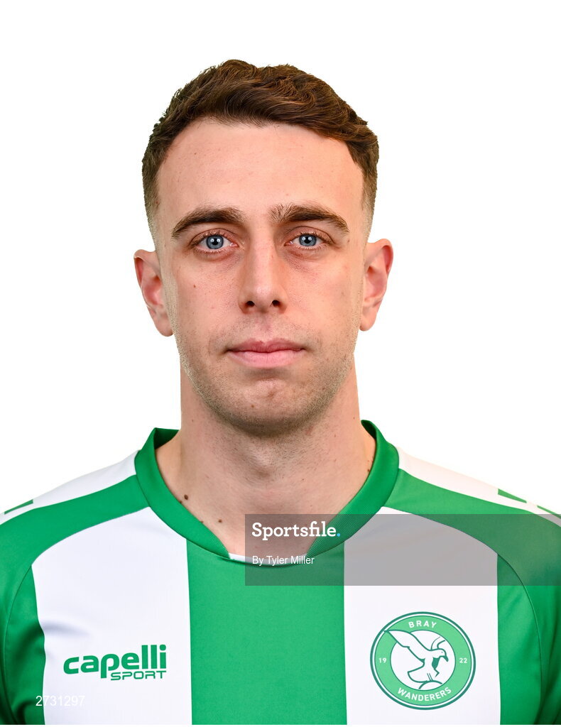 10 February 2024; Darren Craven poses for a portrait during a Bray Wanderers FC squad portraits session at Carlisle Grounds in Bray, Wicklow. Photo by Tyler Miller/Sportsfile