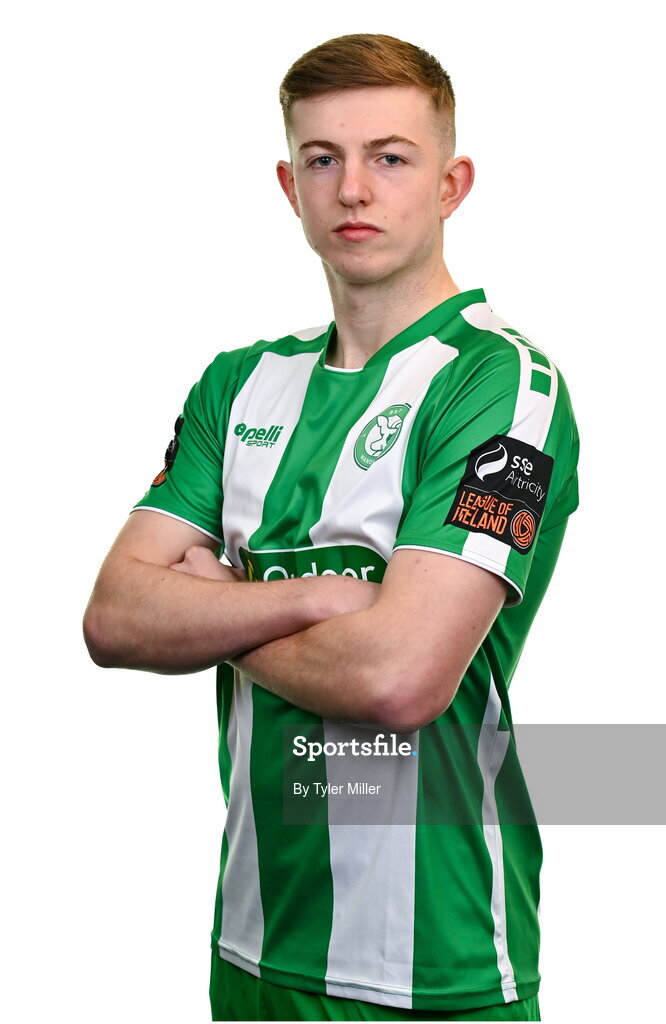 10 February 2024; Zach Nolan poses for a portrait during a Bray Wanderers FC squad portraits session at Carlisle Grounds in Bray, Wicklow. Photo by Tyler Miller/Sportsfile