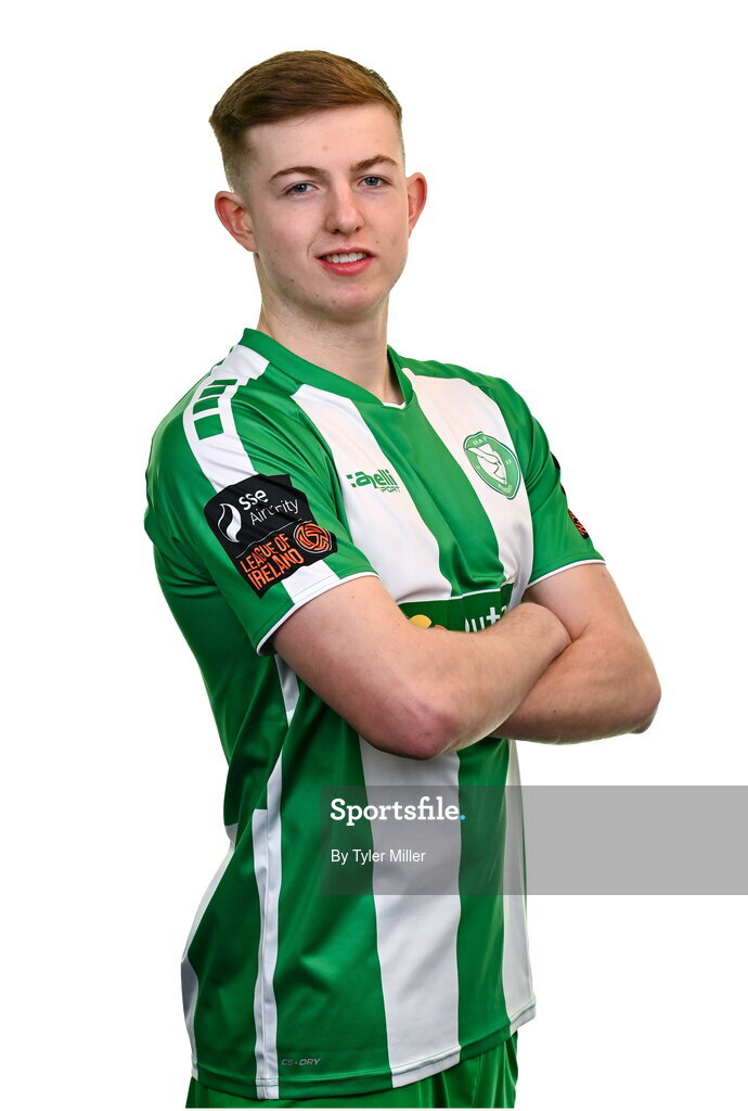 10 February 2024; Zach Nolan poses for a portrait during a Bray Wanderers FC squad portraits session at Carlisle Grounds in Bray, Wicklow. Photo by Tyler Miller/Sportsfile
