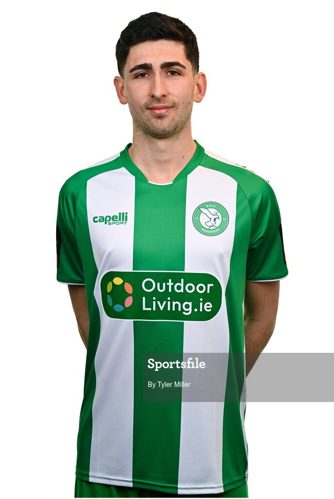 10 February 2024; Paul Murphy poses for a portrait during a Bray Wanderers FC squad portraits session at Carlisle Grounds in Bray, Wicklow. Photo by Tyler Miller/Sportsfile