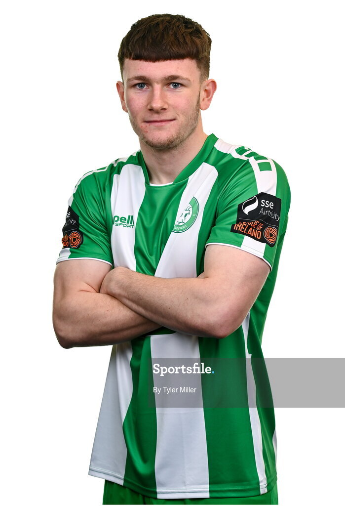 10 February 2024; Peter Grogan poses for a portrait during a Bray Wanderers FC squad portraits session at Carlisle Grounds in Bray, Wicklow. Photo by Tyler Miller/Sportsfile