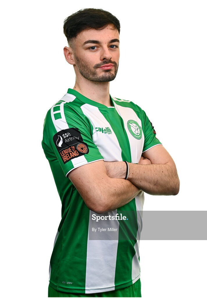 10 February 2024; Shane Griffin poses for a portrait during a Bray Wanderers FC squad portraits session at Carlisle Grounds in Bray, Wicklow. Photo by Tyler Miller/Sportsfile
