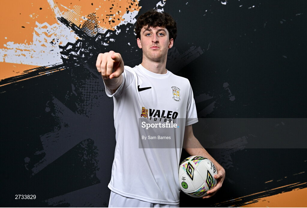 14 February 2024; Brendan Lauder poses for a portrait during a Athlone Town FC squad portraits session at Athlone Town Stadium in Athlone, Westmeath. Photo by Sam Barnes/Sportsfile