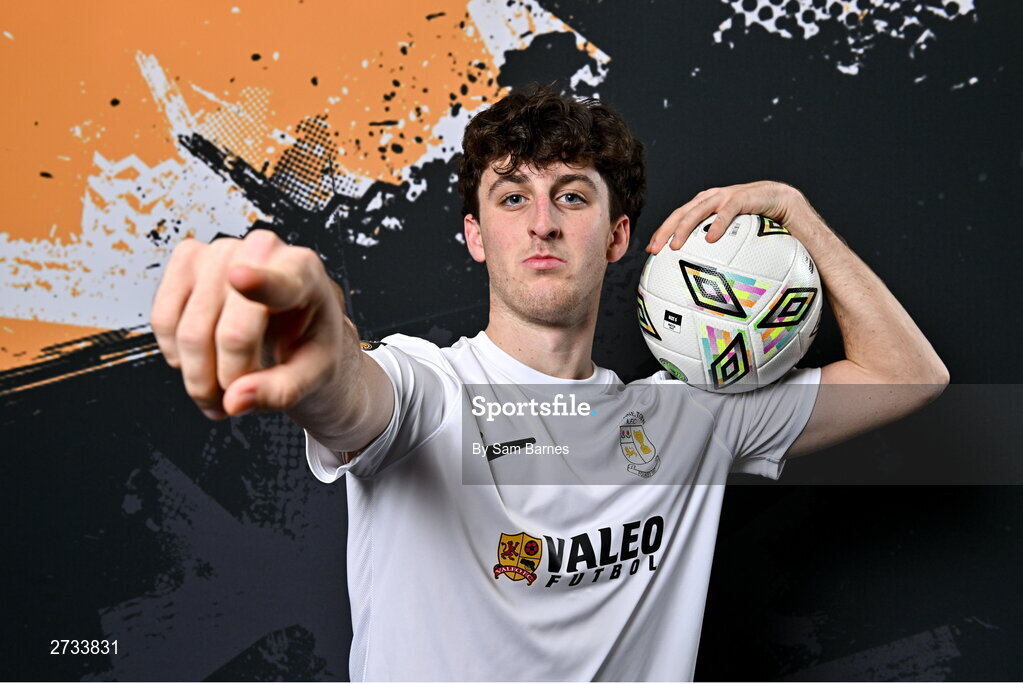 14 February 2024; Brendan Lauder poses for a portrait during a Athlone Town FC squad portraits session at Athlone Town Stadium in Athlone, Westmeath. Photo by Sam Barnes/Sportsfile