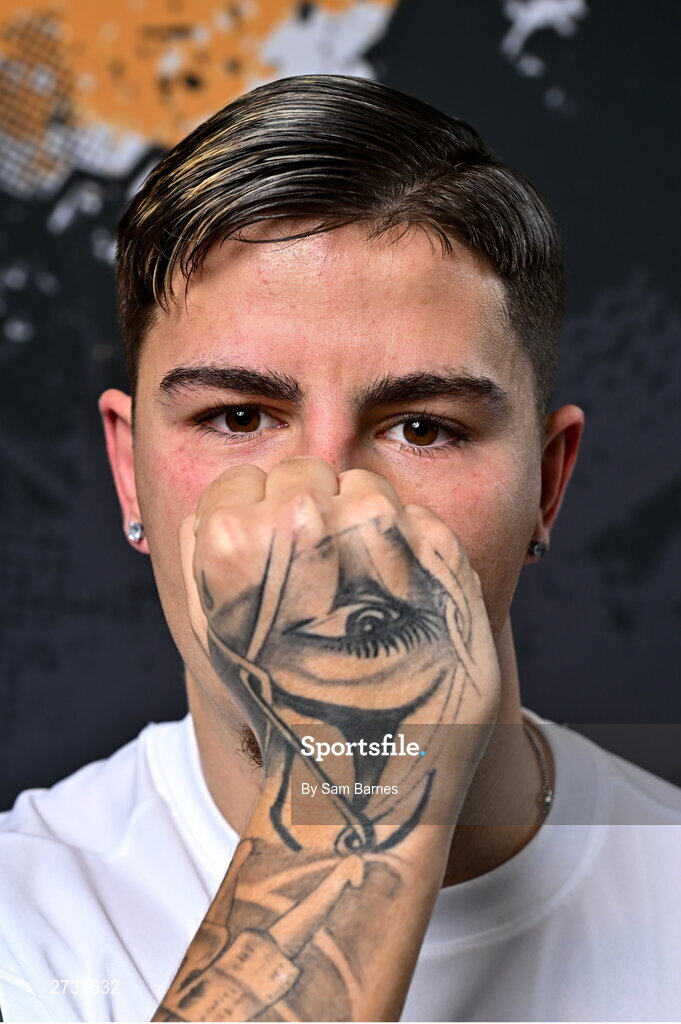 14 February 2024; Ruben Candal poses for a portrait during a Athlone Town FC squad portraits session at Athlone Town Stadium in Athlone, Westmeath. Photo by Sam Barnes/Sportsfile