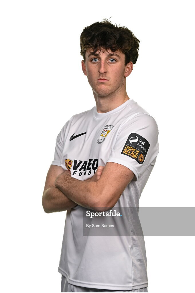 14 February 2024; Brendan Lauder poses for a portrait during a Athlone Town FC squad portraits session at Athlone Town Stadium in Athlone, Westmeath. Photo by Sam Barnes/Sportsfile