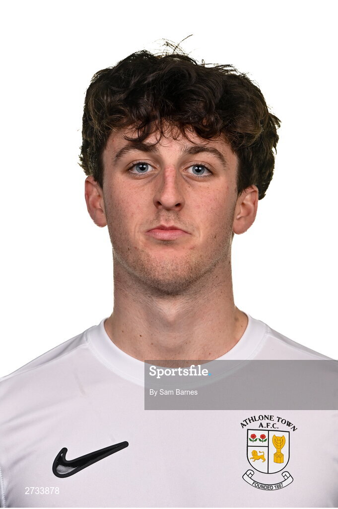 14 February 2024; Brendan Lauder poses for a portrait during a Athlone Town FC squad portraits session at Athlone Town Stadium in Athlone, Westmeath. Photo by Sam Barnes/Sportsfile