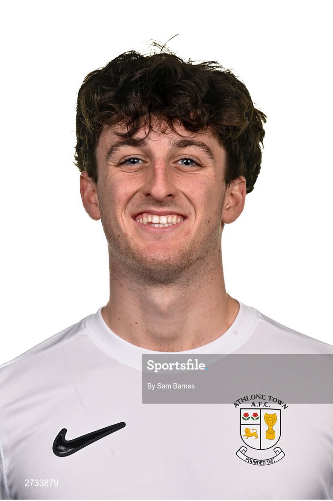 14 February 2024; Brendan Lauder poses for a portrait during a Athlone Town FC squad portraits session at Athlone Town Stadium in Athlone, Westmeath. Photo by Sam Barnes/Sportsfile